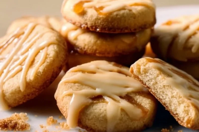 Brown Sugar Maple Shortbread Cookies