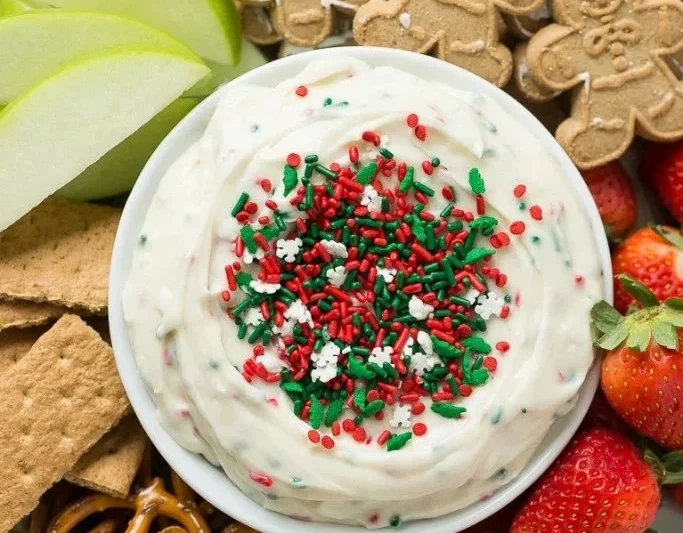 Christmas Cookie Dough Dip