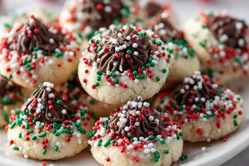 Christmas Kiss Cookies