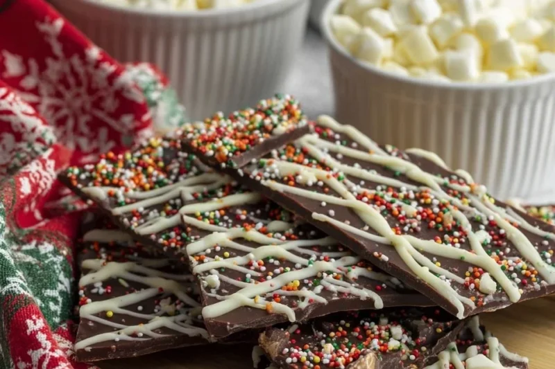 Easy Christmas Chocolate Pretzel Toffee Recipe