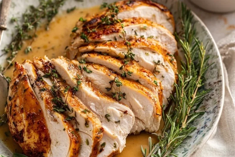 EASY ROASTED TURKEY BREAST WITH PERFECT-EVERY-TIME GRAVY