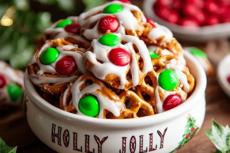 Pretzel Hershey Kiss M&M Treats