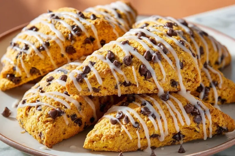 Pumpkin Chocolate Chip Scones
