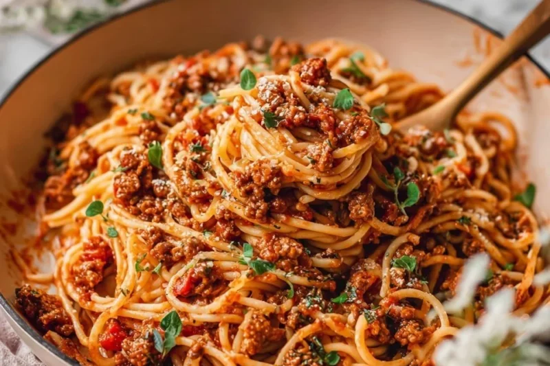 Spaghetti with Meat Sauce