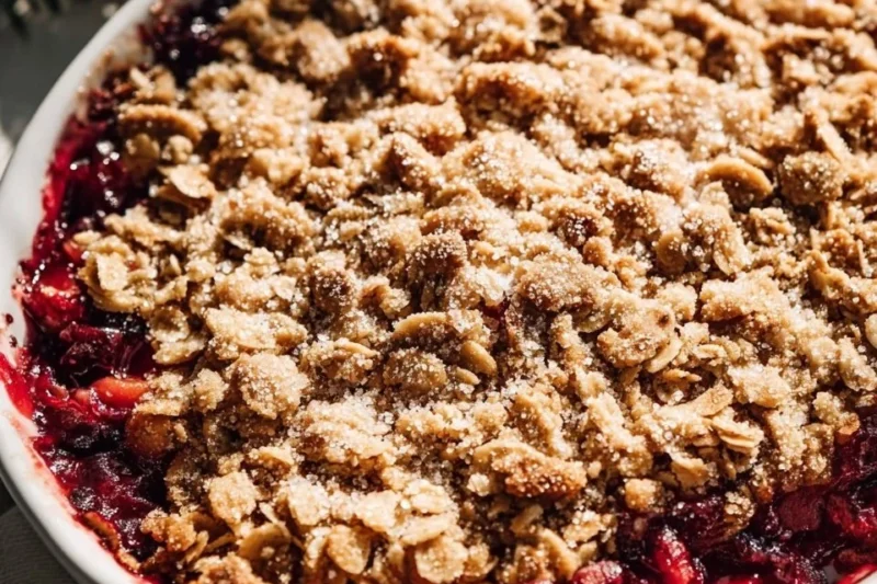 Cranberry Apple Crisp