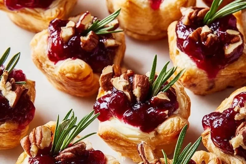 Cranberry Brie Bites