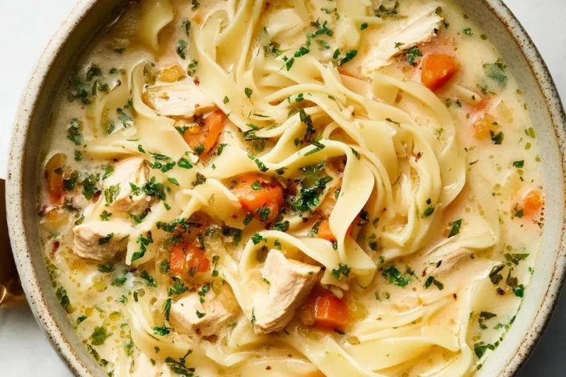 Creamy Chicken Noodle Soup