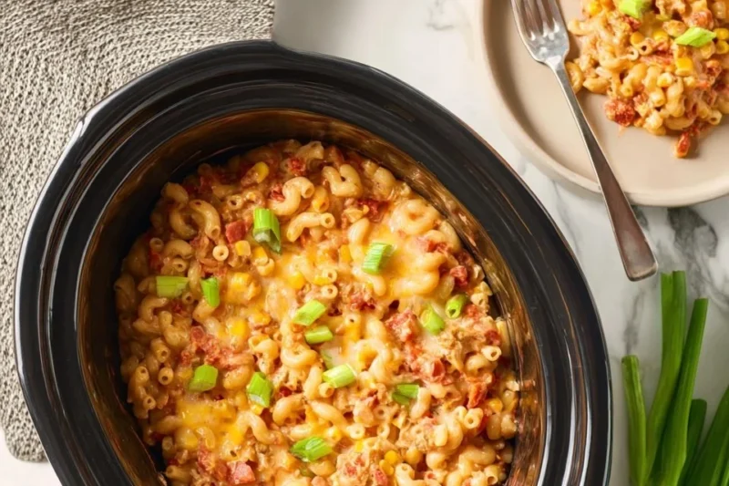 Crockpot Ground Beef Casserole