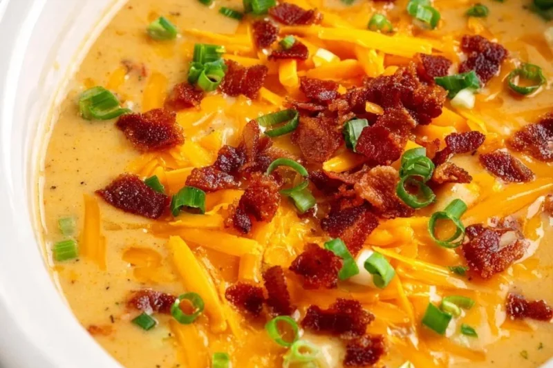 Crockpot Loaded Potato Soup