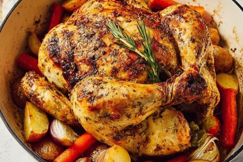 Dutch Oven Roast Chicken
