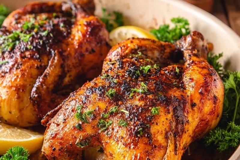 Oven-Roasted Half Chicken