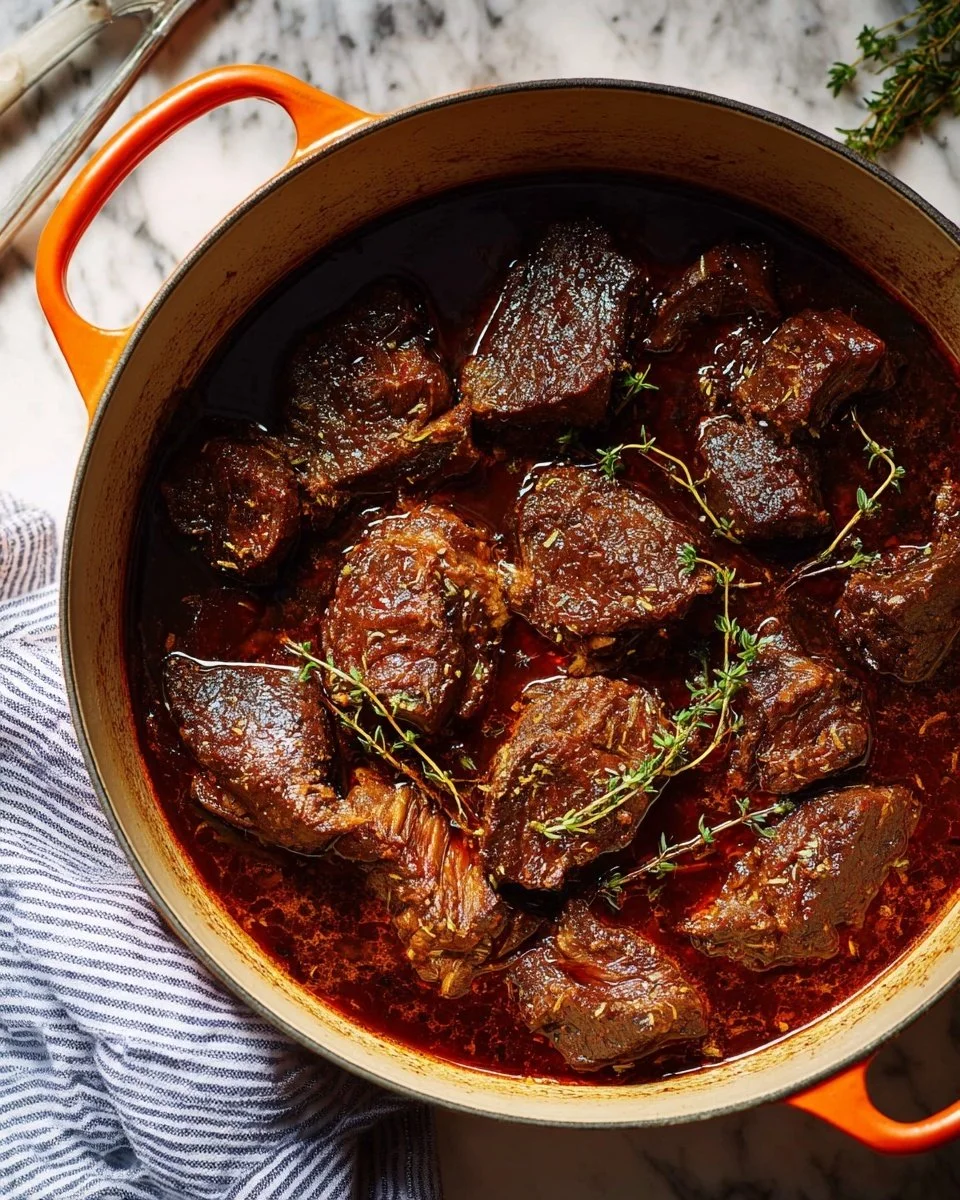 Delicious homemade Pork Stew served in a bowl