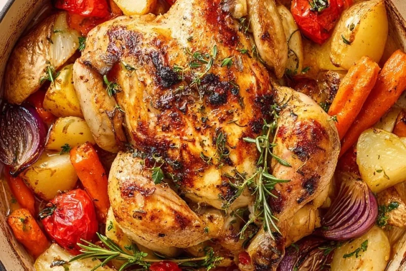 Roast Chicken and Veggies