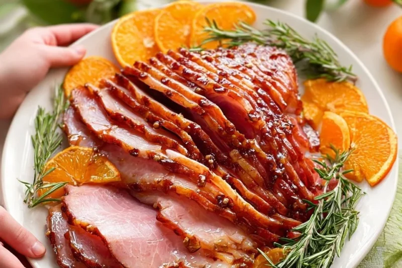 Slow Cooker Ham with Brown Sugar Easy and Juicy
