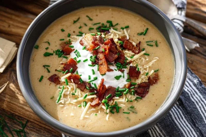 Vegan Baked Potato Soup